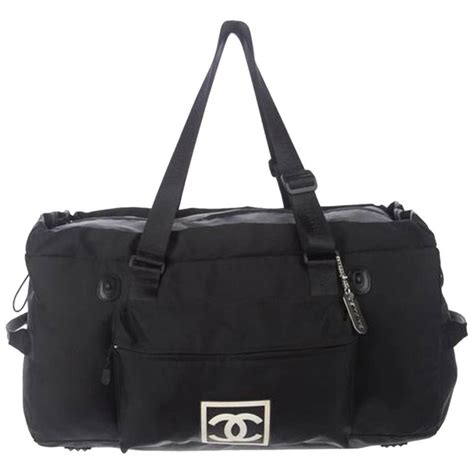 chanel duffel travel bag